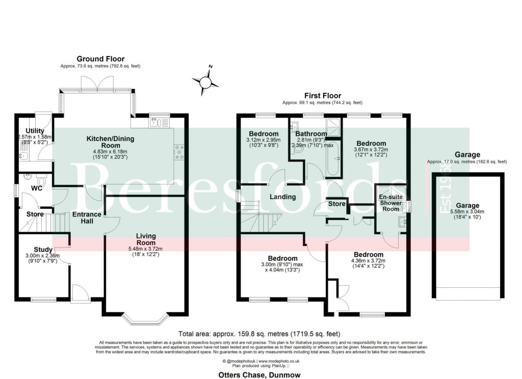 Floorplans For Dunmow, Essex