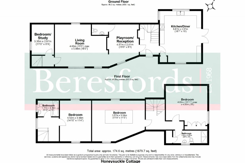 Floorplans For Stebbing, Dunmow, Essex