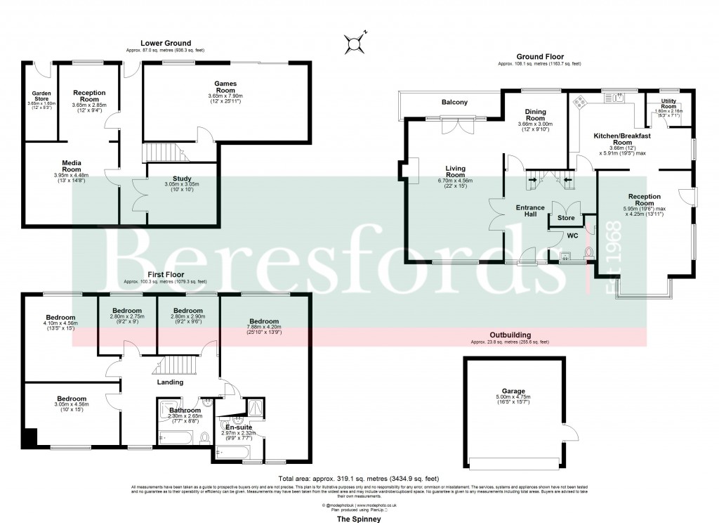 Floorplans For Billericay, Essex