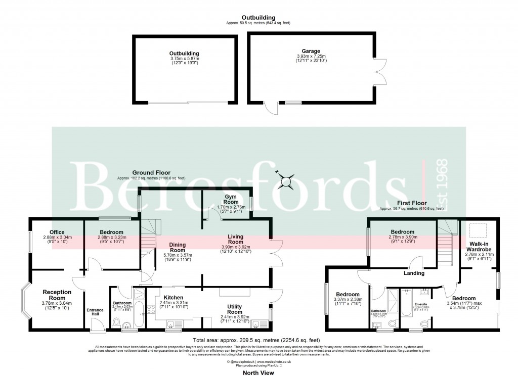 Floorplans For Salcott, Maldon, Essex