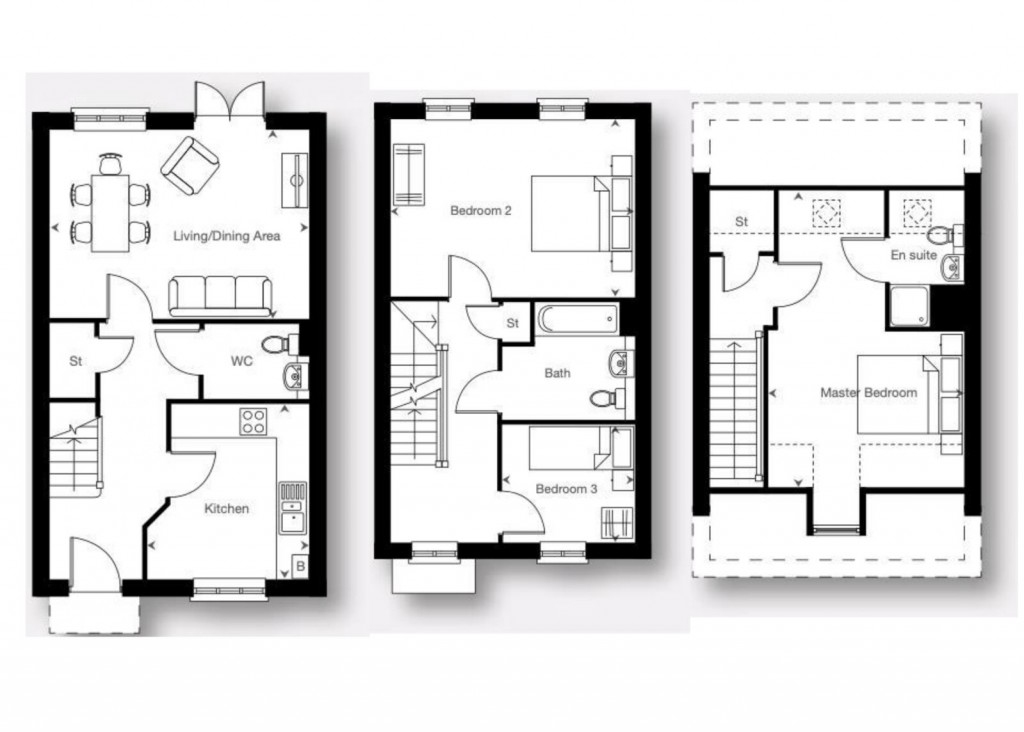 Floorplans For Dunmow, Essex