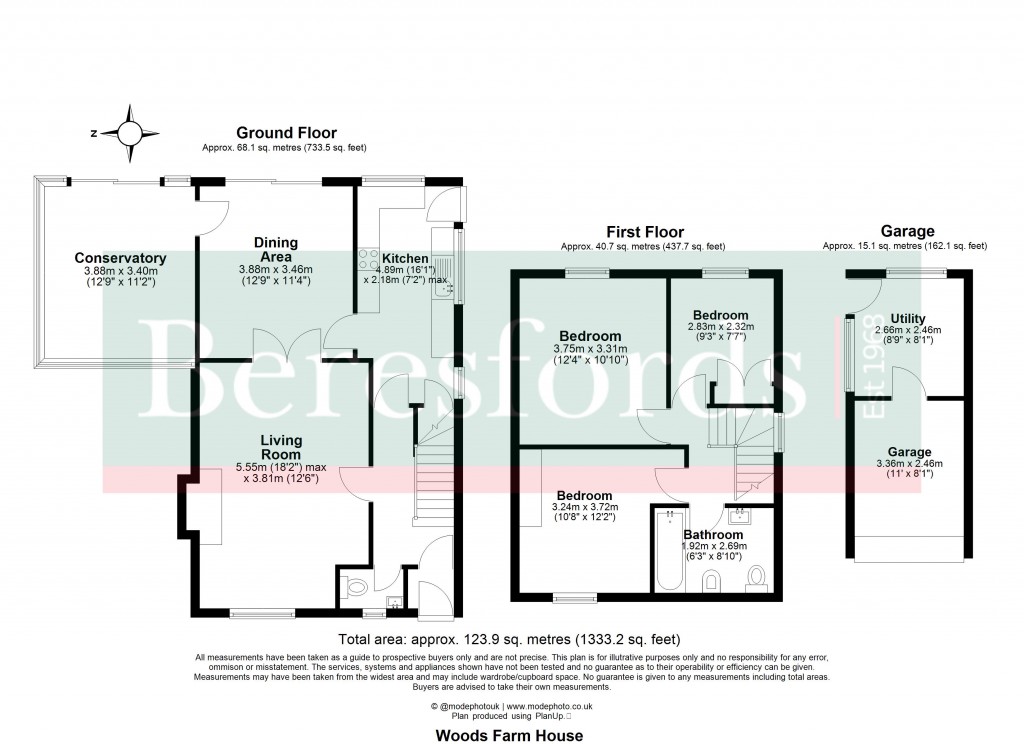 Floorplans For Bannister Green, Felsted, Dunmow, Essex