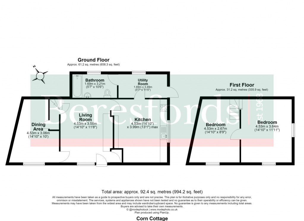 Floorplans For Thaxted, Dunmow, Essex