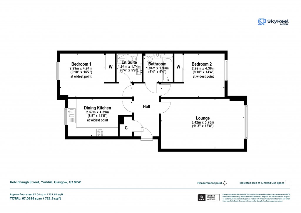 Floorplans For Yorkhill, Glasgow