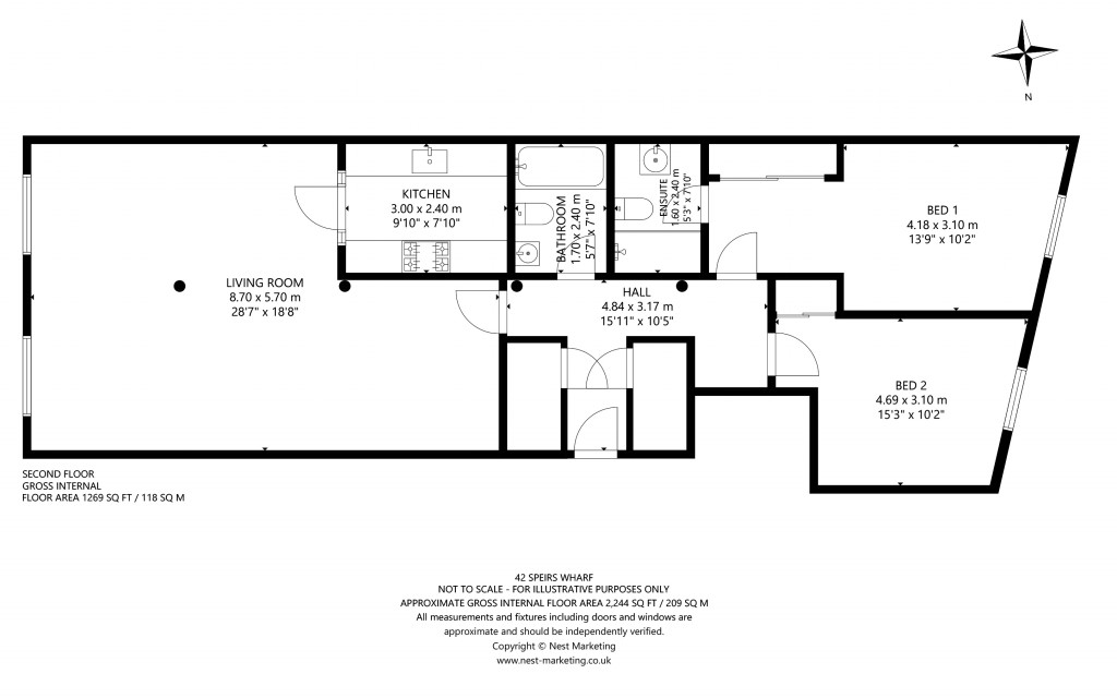 Floorplans For Port Dundas, Glasgow