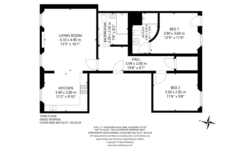 Floorplans For Park, Glasgow