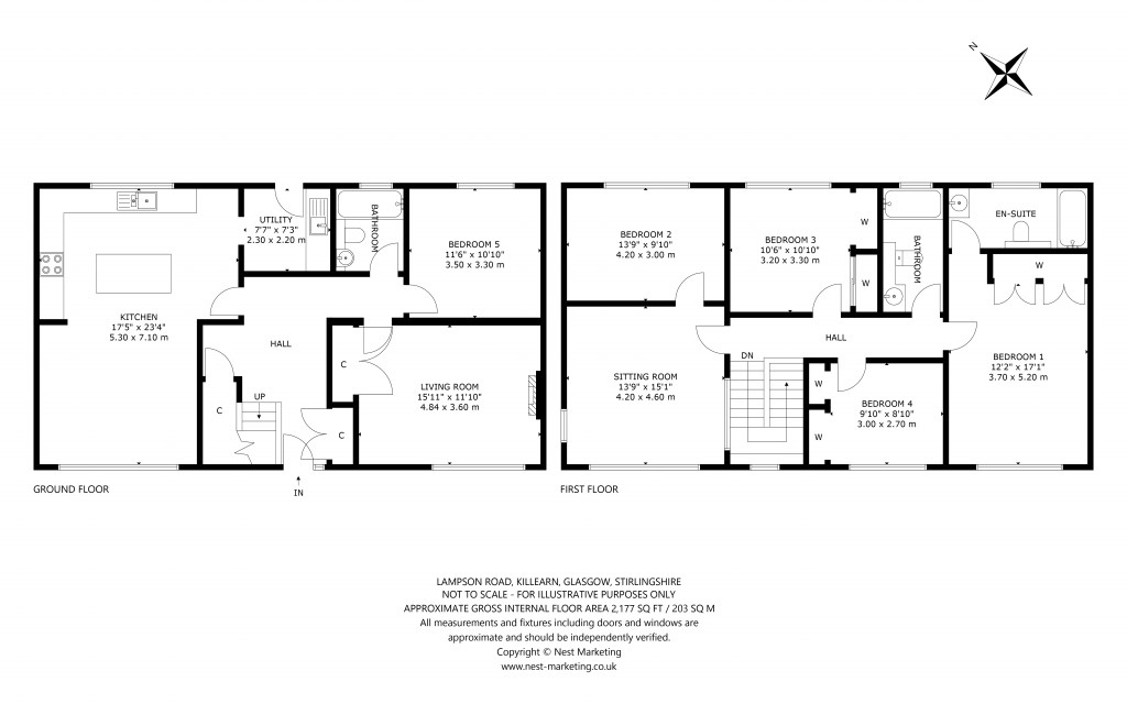 Floorplans For Killearn, Glasgow