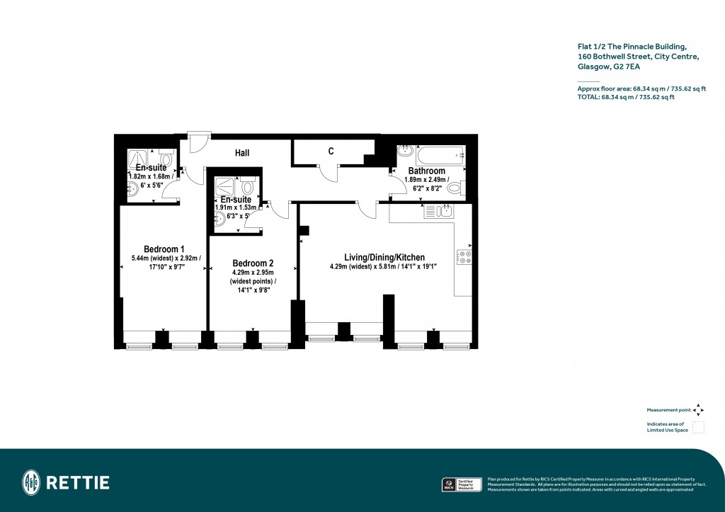 Floorplans For City Centre, Glasgow
