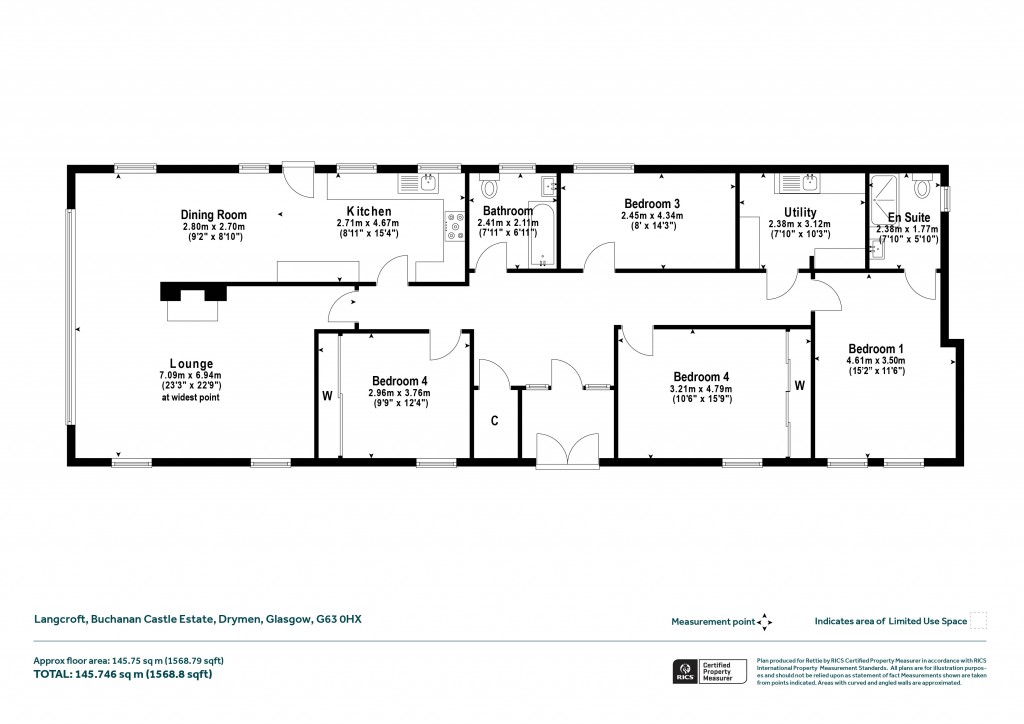 Floorplans For Drymen, Glasgow