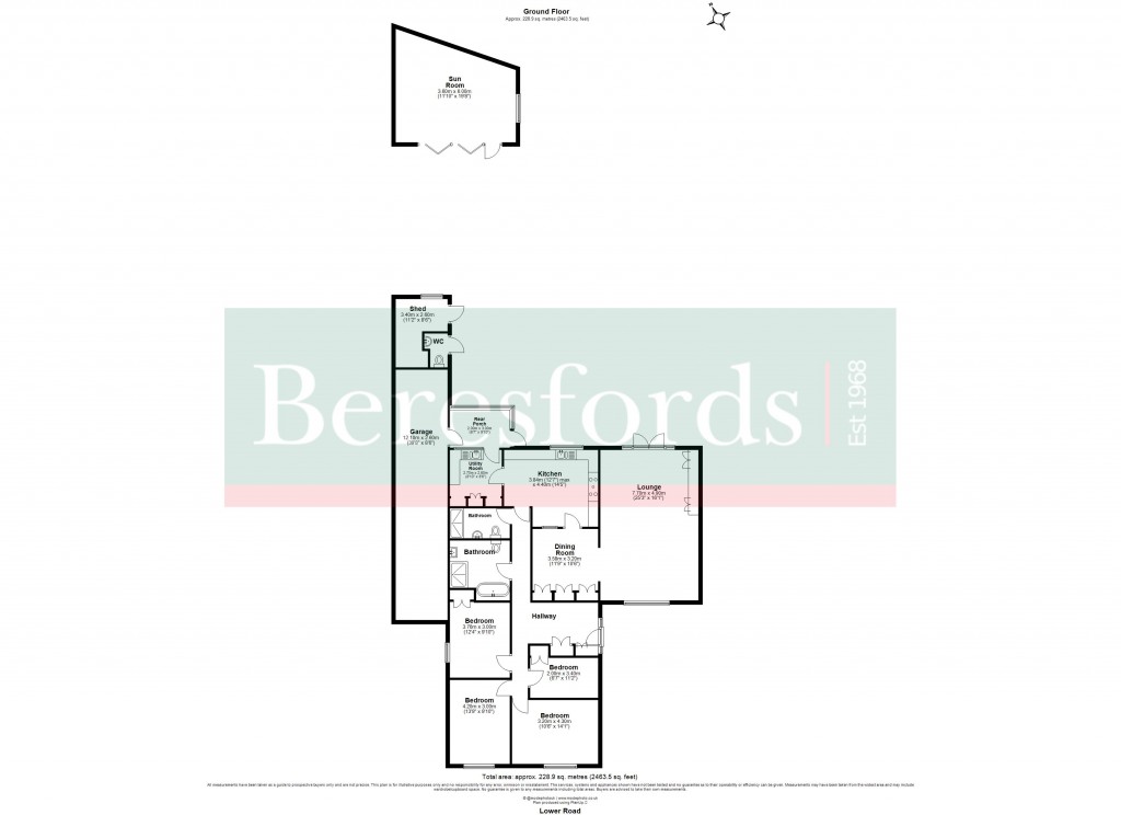 Floorplans For Mountnessing, Brentwood, Essex