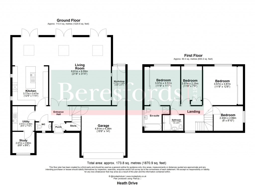Floorplans For Gidea Park, Romford, Essex
