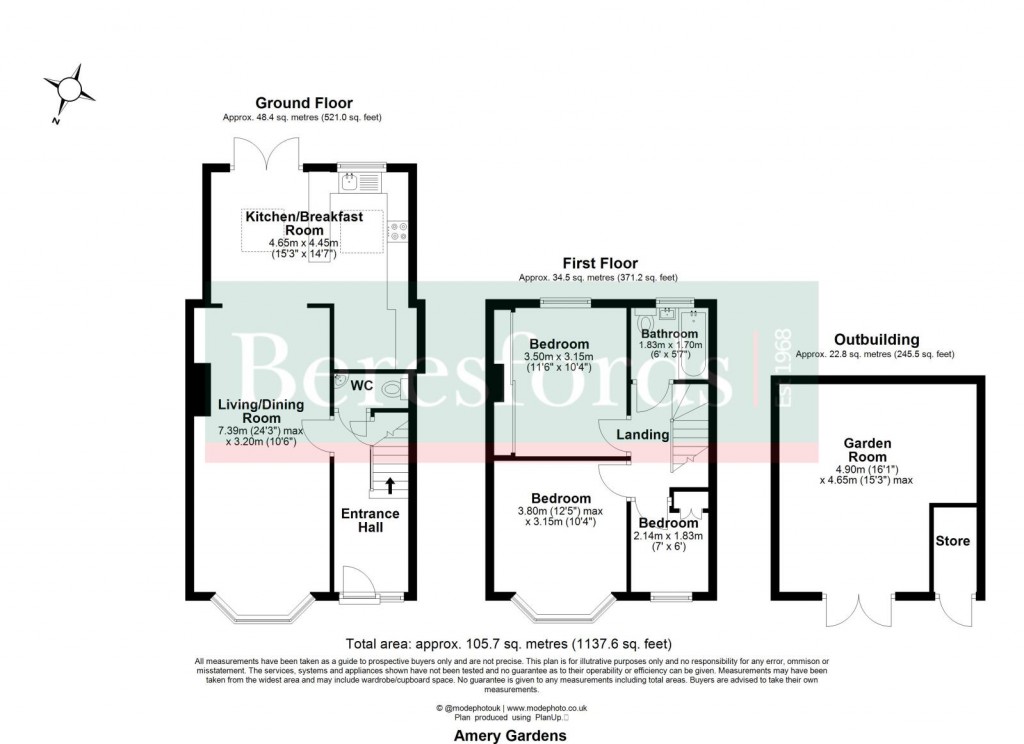 Floorplans For Gidea Park, Essex
