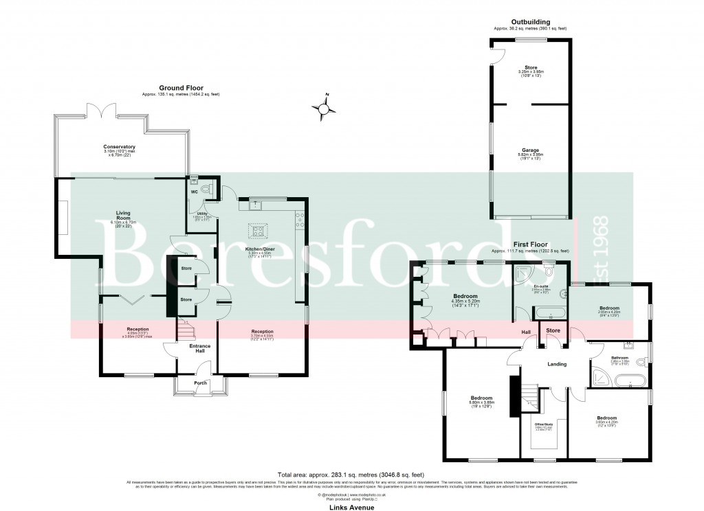Floorplans For Gidea Park, Romford, Essex