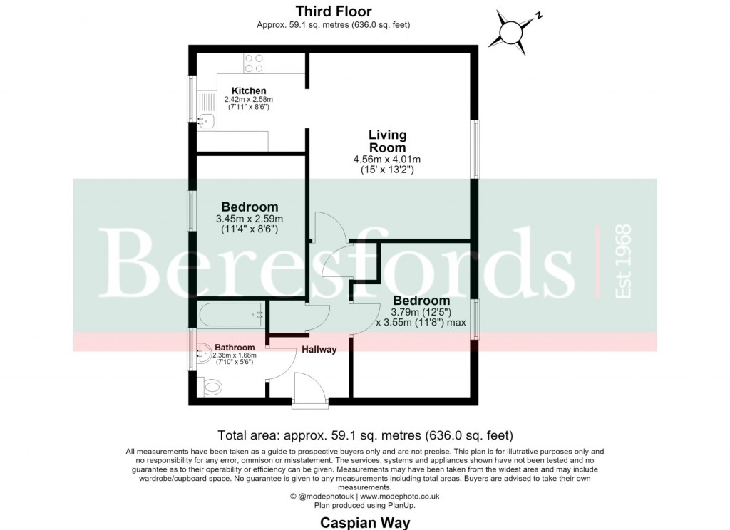 Floorplans For Purfleet-on-Thames, Essex
