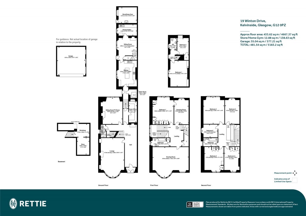 Floorplans For Kelvinside, Glasgow