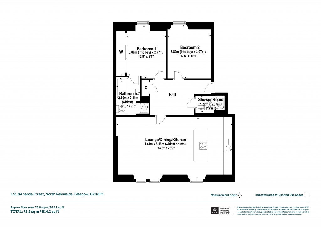Floorplans For North Kelvinside, Glasgow
