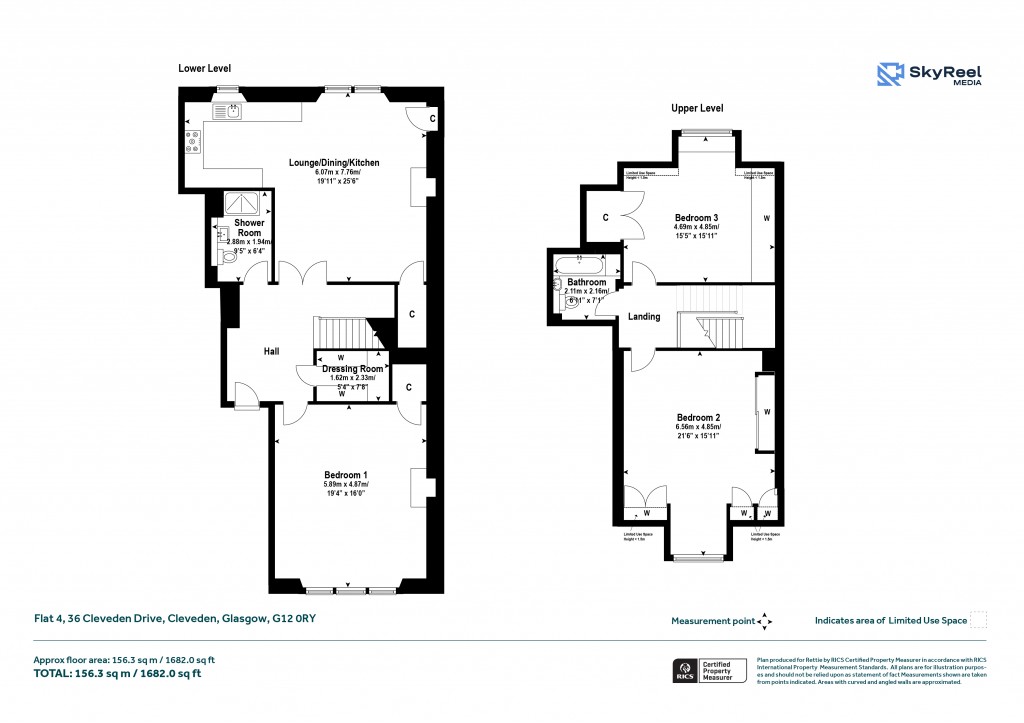 Floorplans For Cleveden, Glasgow