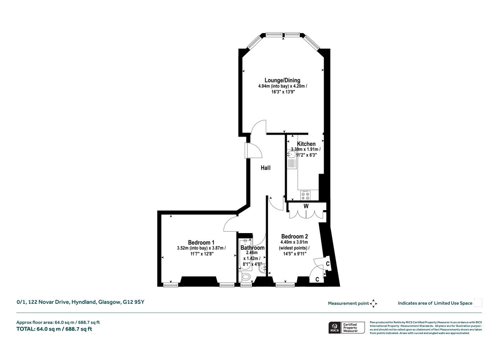 Floorplans For Hyndland, Glasgow