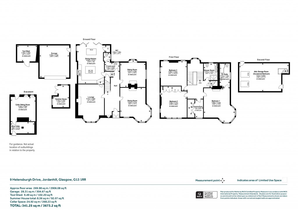 Floorplans For Jordanhill, Glasgow