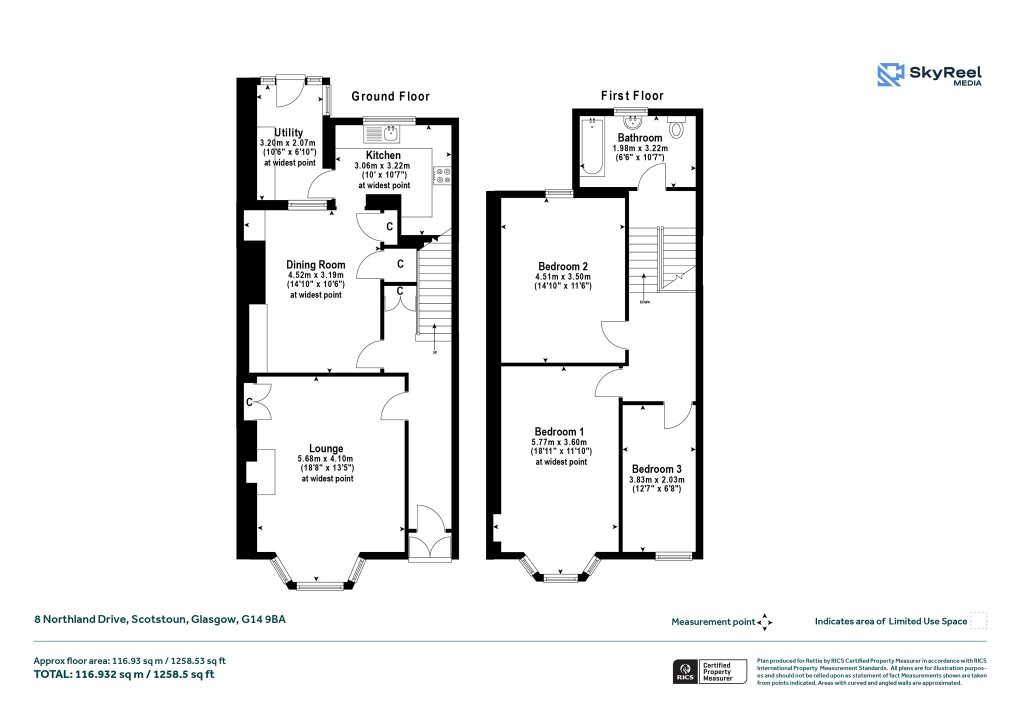 Floorplans For Scotstoun, Glasgow