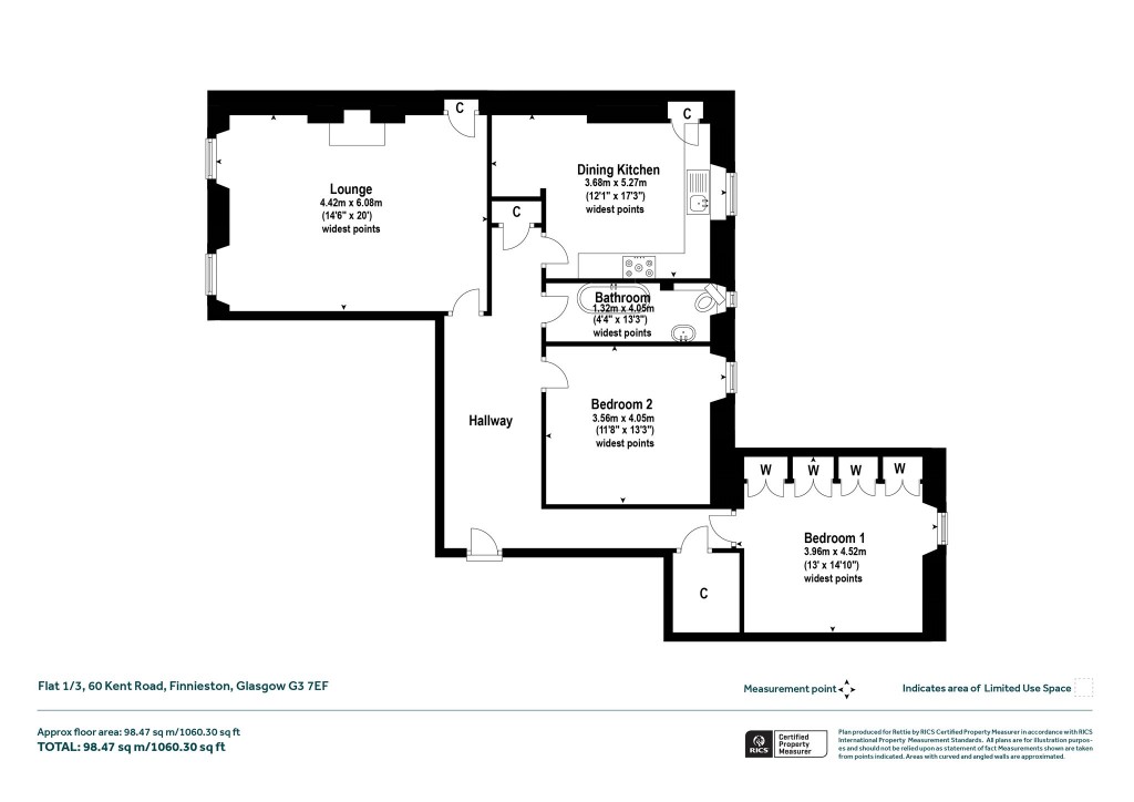 Floorplans For Finnieston, Glasgow