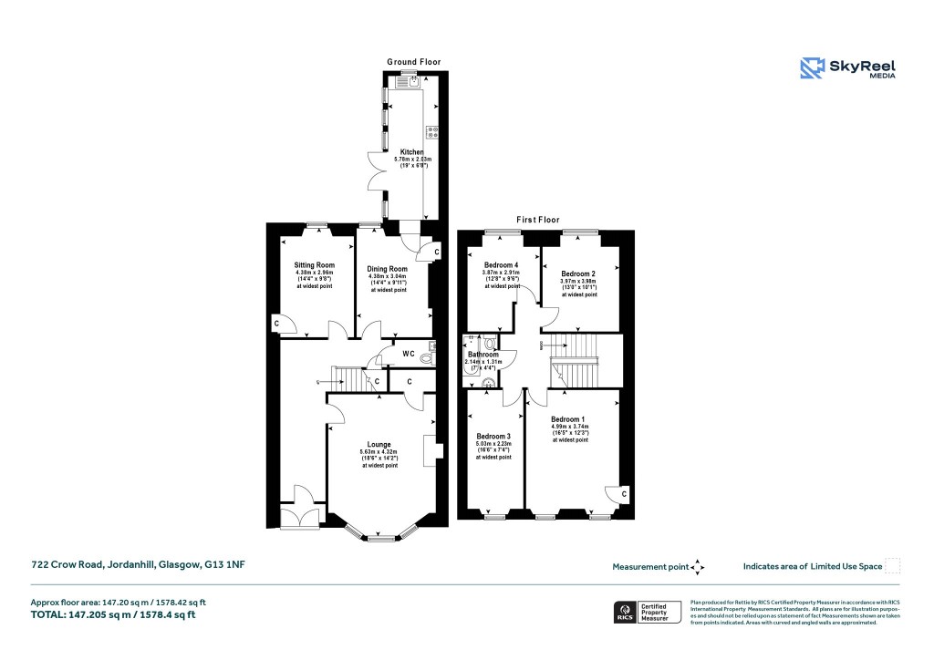 Floorplans For Jordanhill, Glasgow