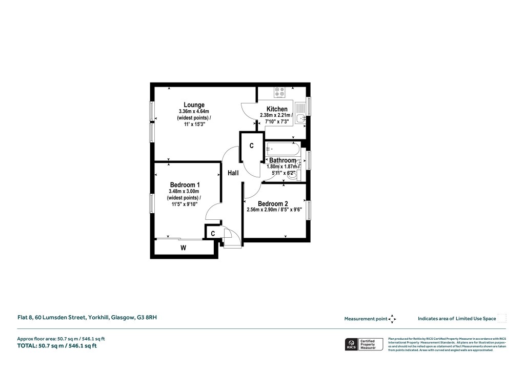 Floorplans For Yorkhill, Glasgow