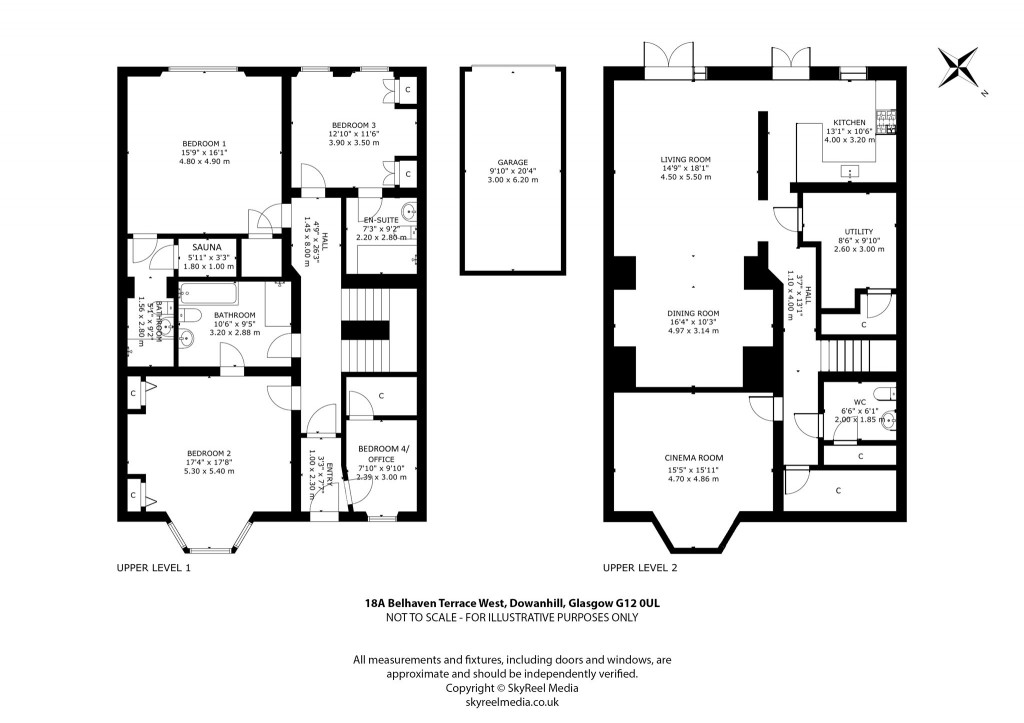 Floorplans For Dowanhill, Glasgow