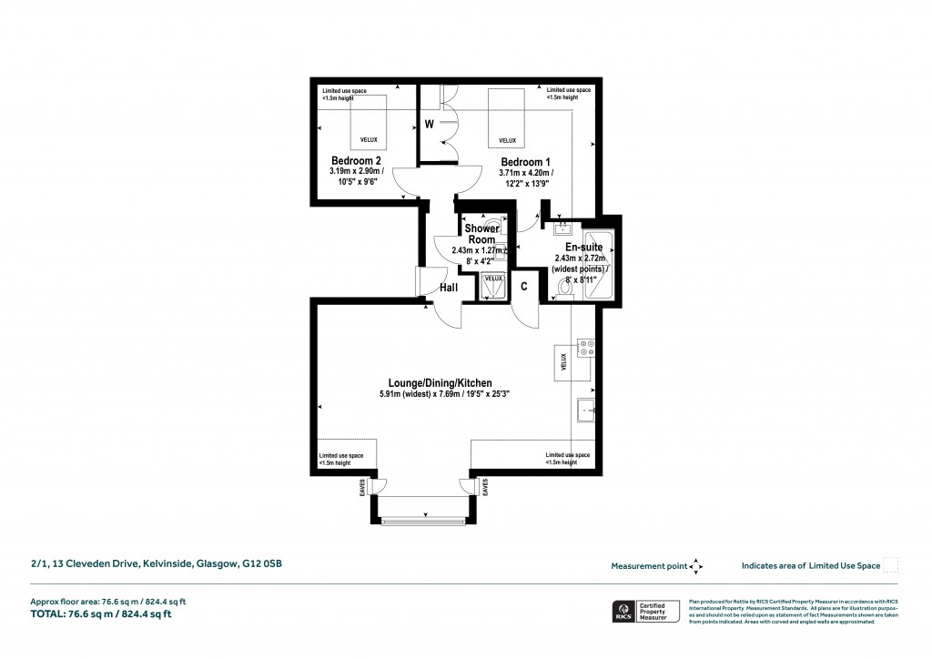 Floorplans For Kelvinside, Glasgow