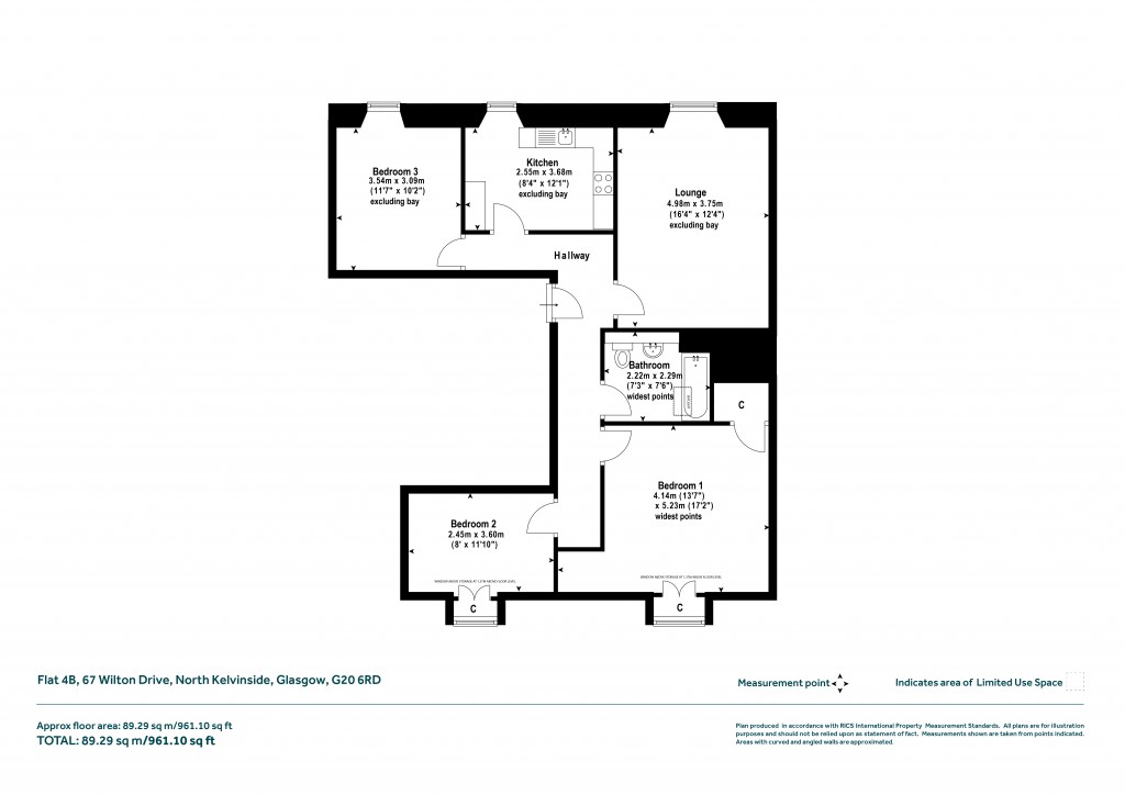 Floorplans For North Kelvinside, Glasgow