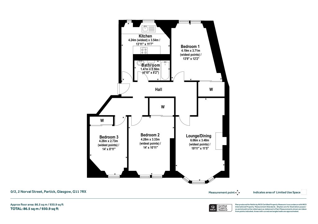 Floorplans For Partick, Glasgow