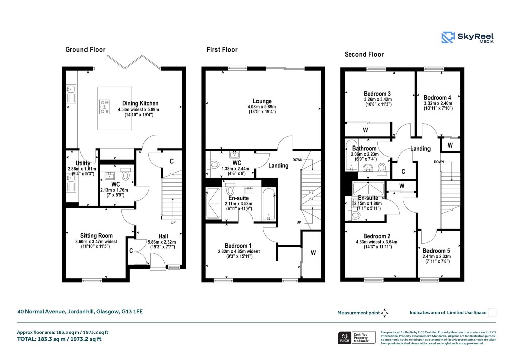 Floorplans For Jordanhill, Glasgow