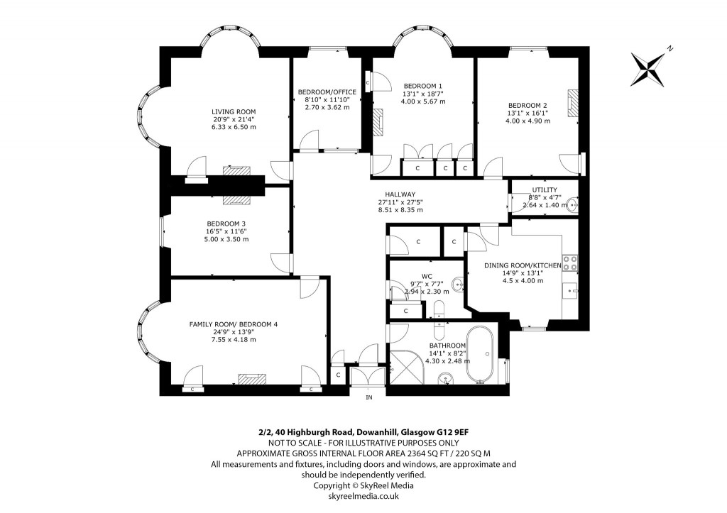 Floorplans For Dowanhill, Glasgow