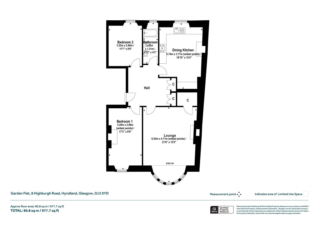 Floorplans For Dowanhill, Glasgow