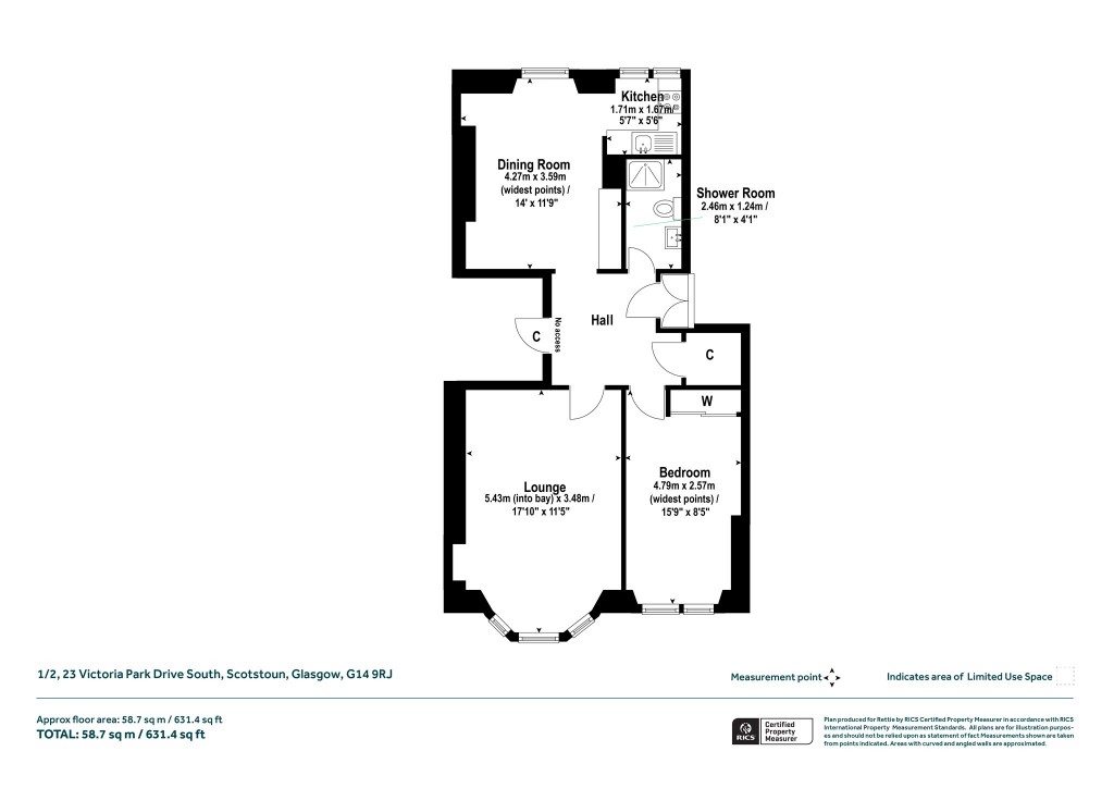 Floorplans For Victoria Park, Glasgow
