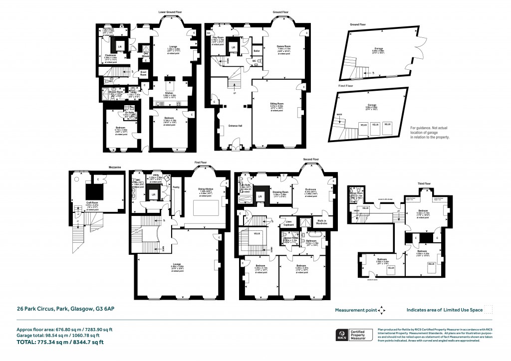 Floorplans For Park, Glasgow