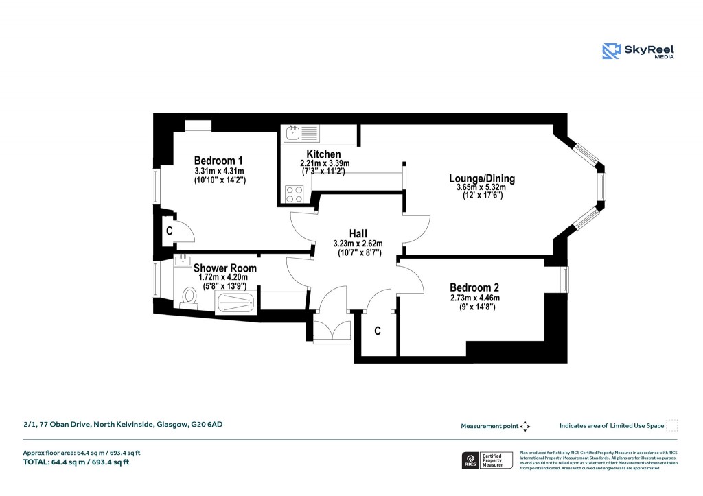 Floorplans For North Kelvinside, Glasgow