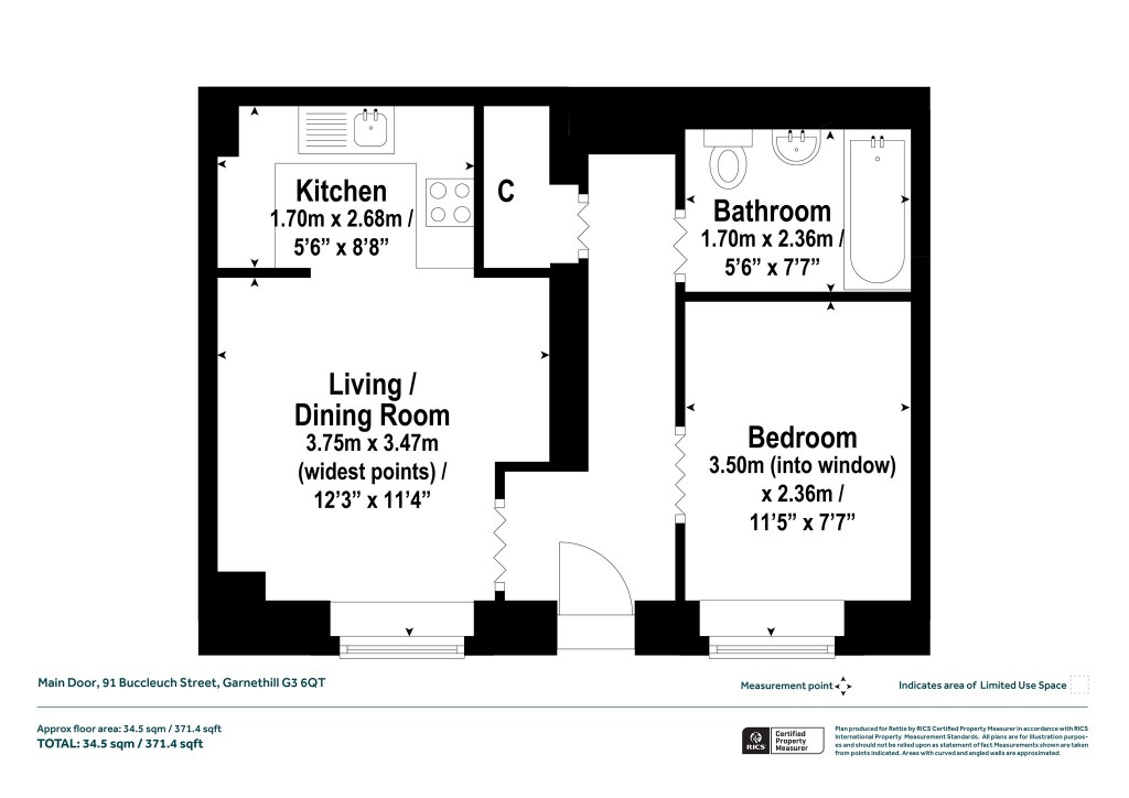 Floorplans For Garnethill, Glasgow City