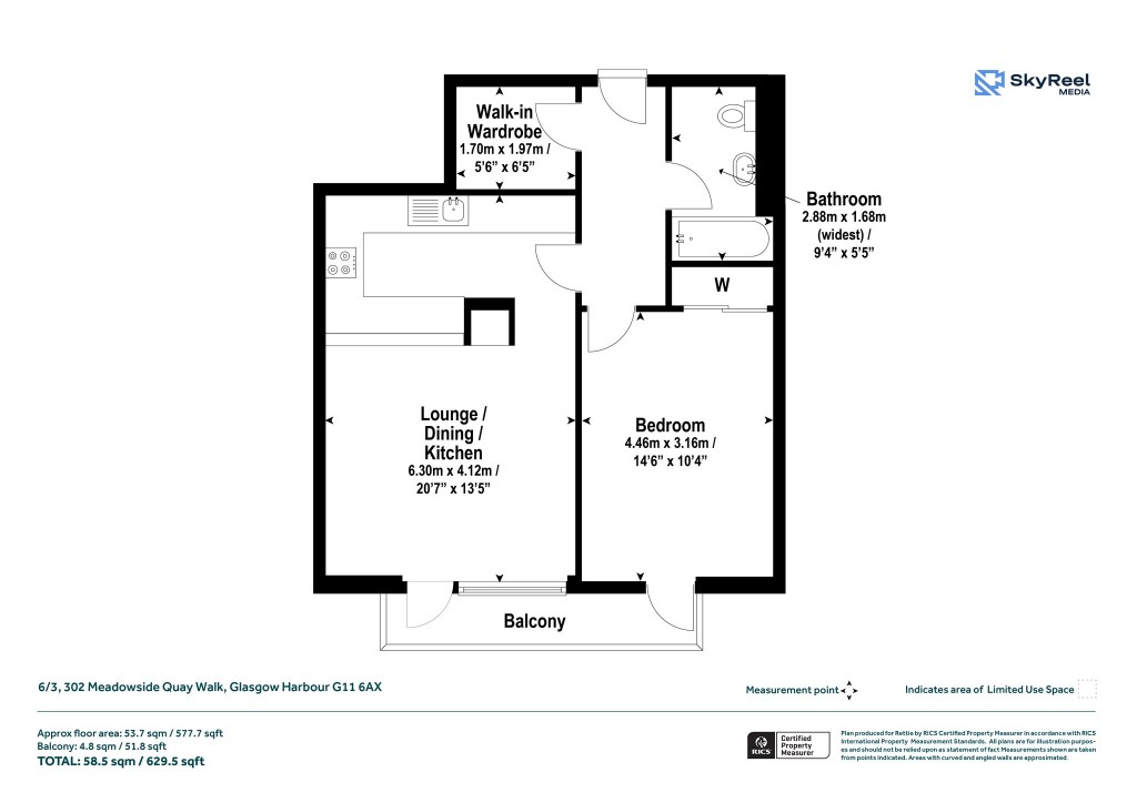 Floorplans For Glasgow Harbour, Glasgow