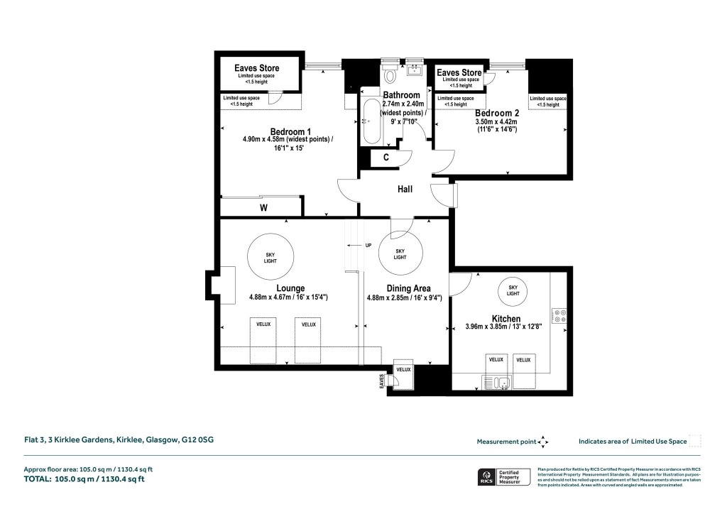 Floorplans For Kirklee, Glasgow