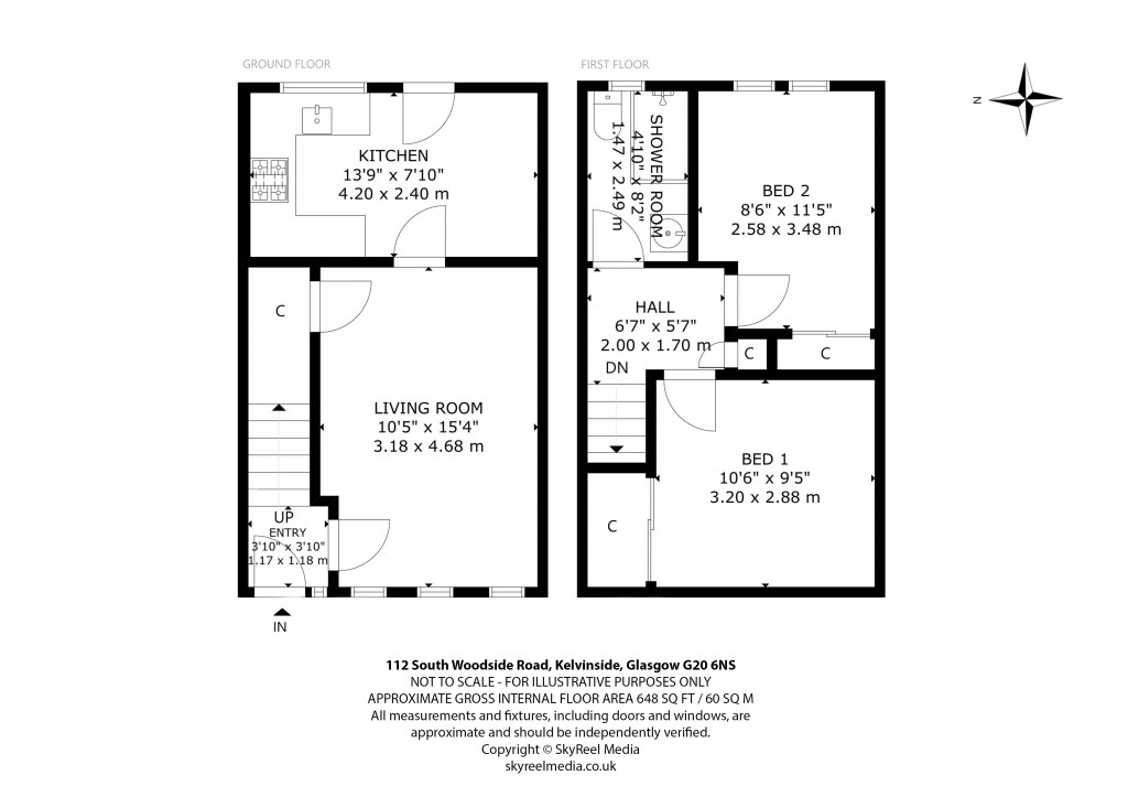 Floorplans For North Kelvinside, Glasgow