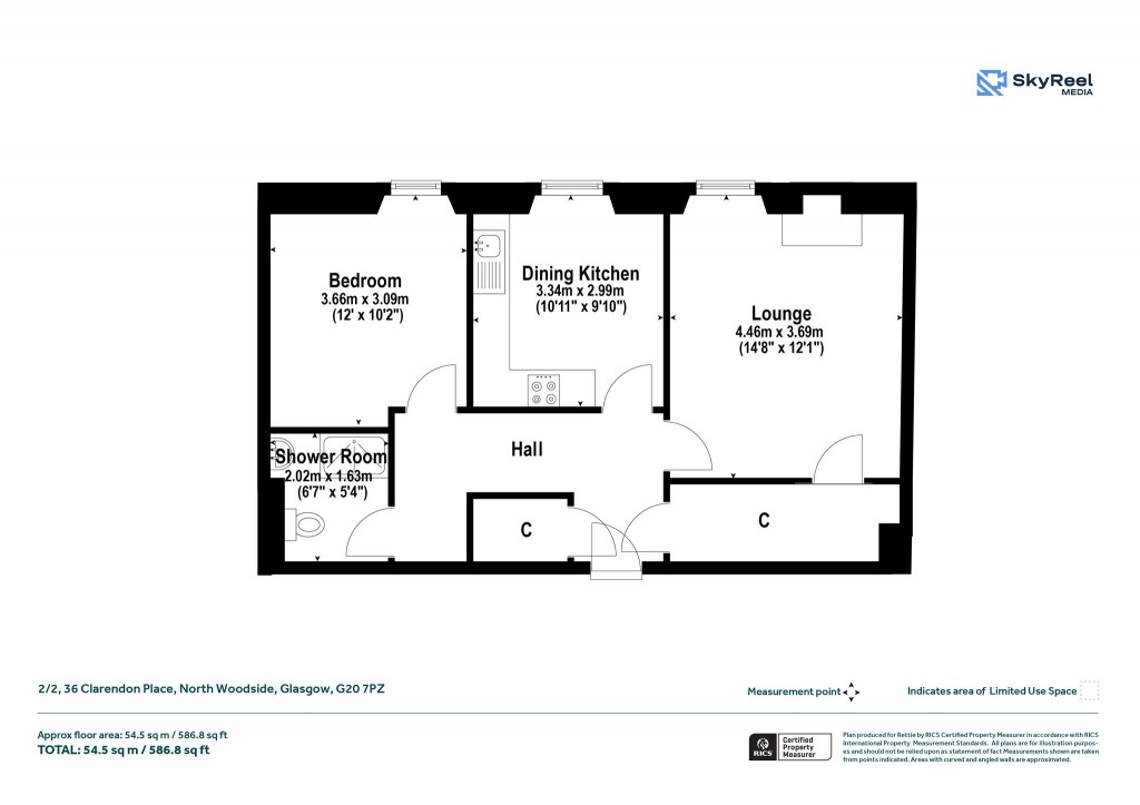 Floorplans For North Woodside, Glasgow