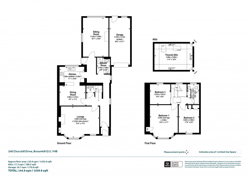 Floorplans For Broomhill, Glasgow