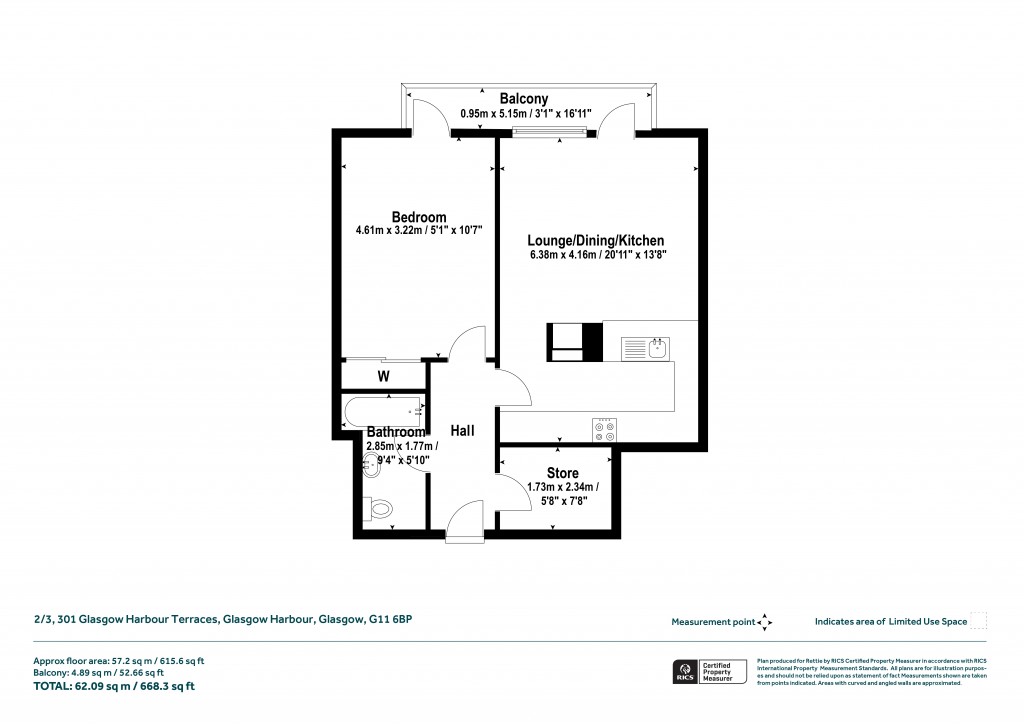 Floorplans For Glasgow Harbour, Glasgow