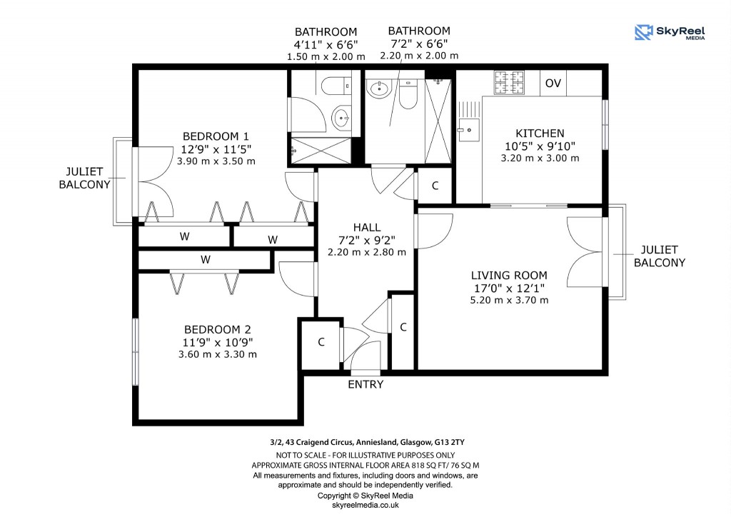 Floorplans For Anniesland, Glasgow