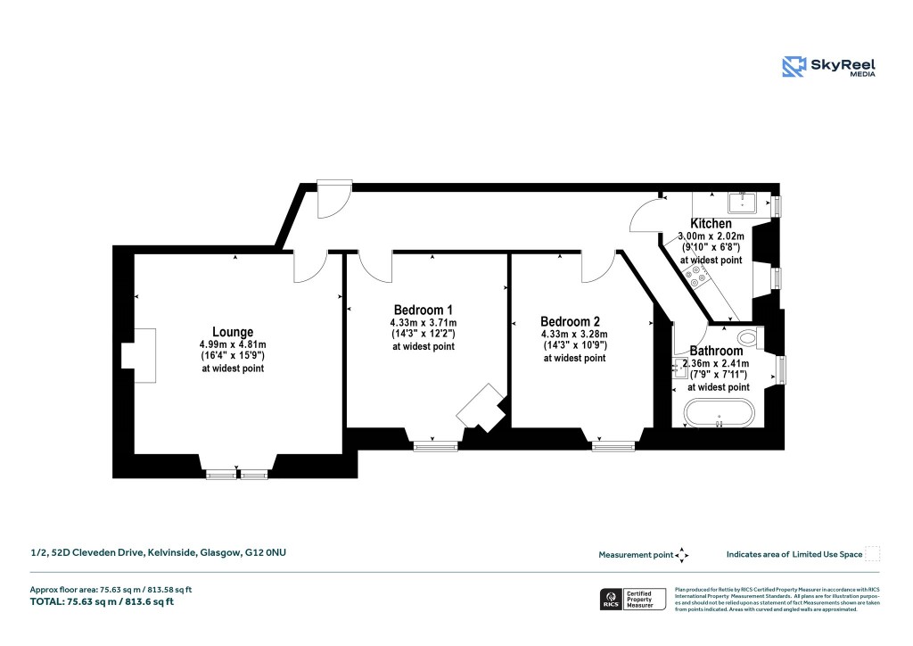 Floorplans For Kelvinside, Glasgow