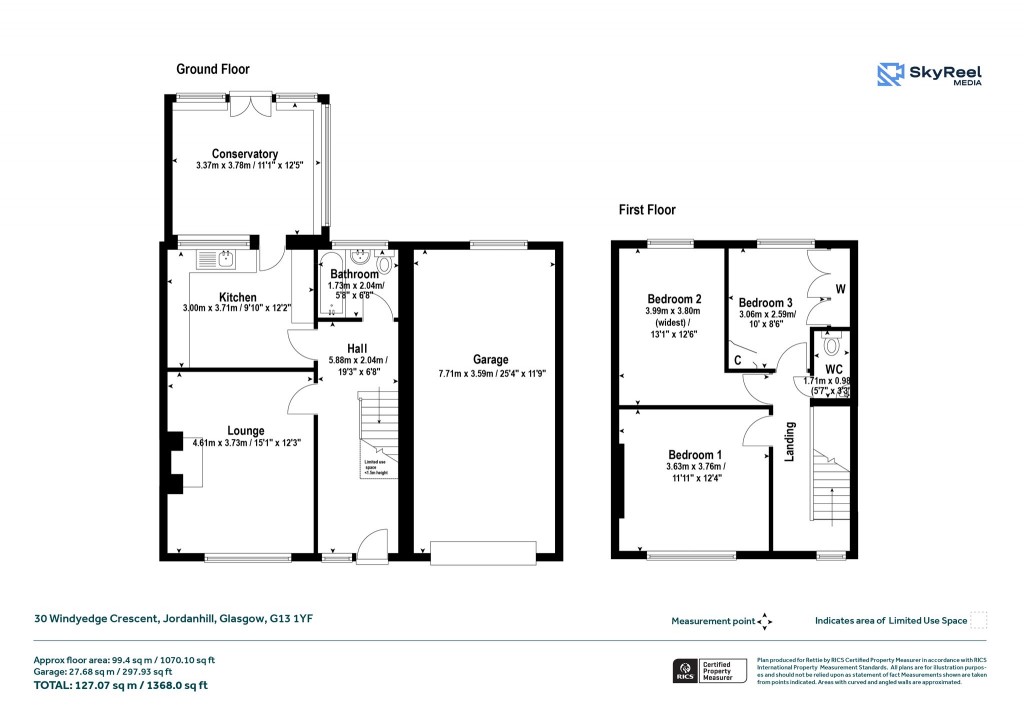 Floorplans For Jordanhill, Glasgow