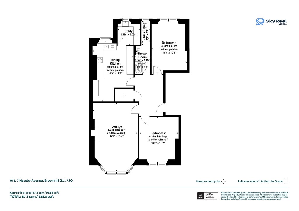Floorplans For Broomhill, Glasgow
