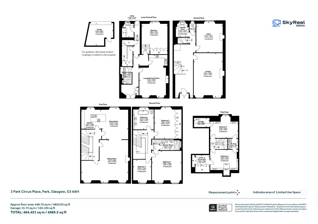 Floorplans For Park, Glasgow