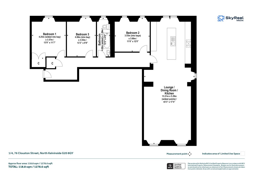 Floorplans For North Kelvinside, Glasgow